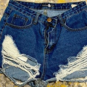 Boohoo denim shorts